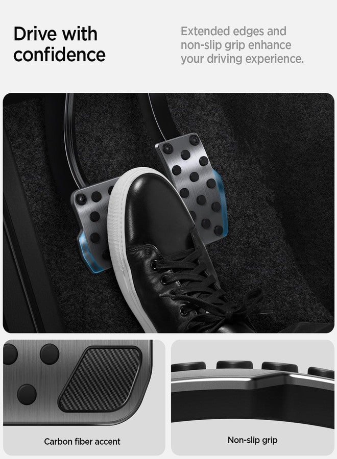 Spigen (Upgraded) Stainless Steel Performance Pedal Cover for All Model Y and Model 3 - for Model Y Juniper (Standard & Premium 2025/2026) and Model 3 Highland (Standard & Premium 2024/25/26) - Image 4
